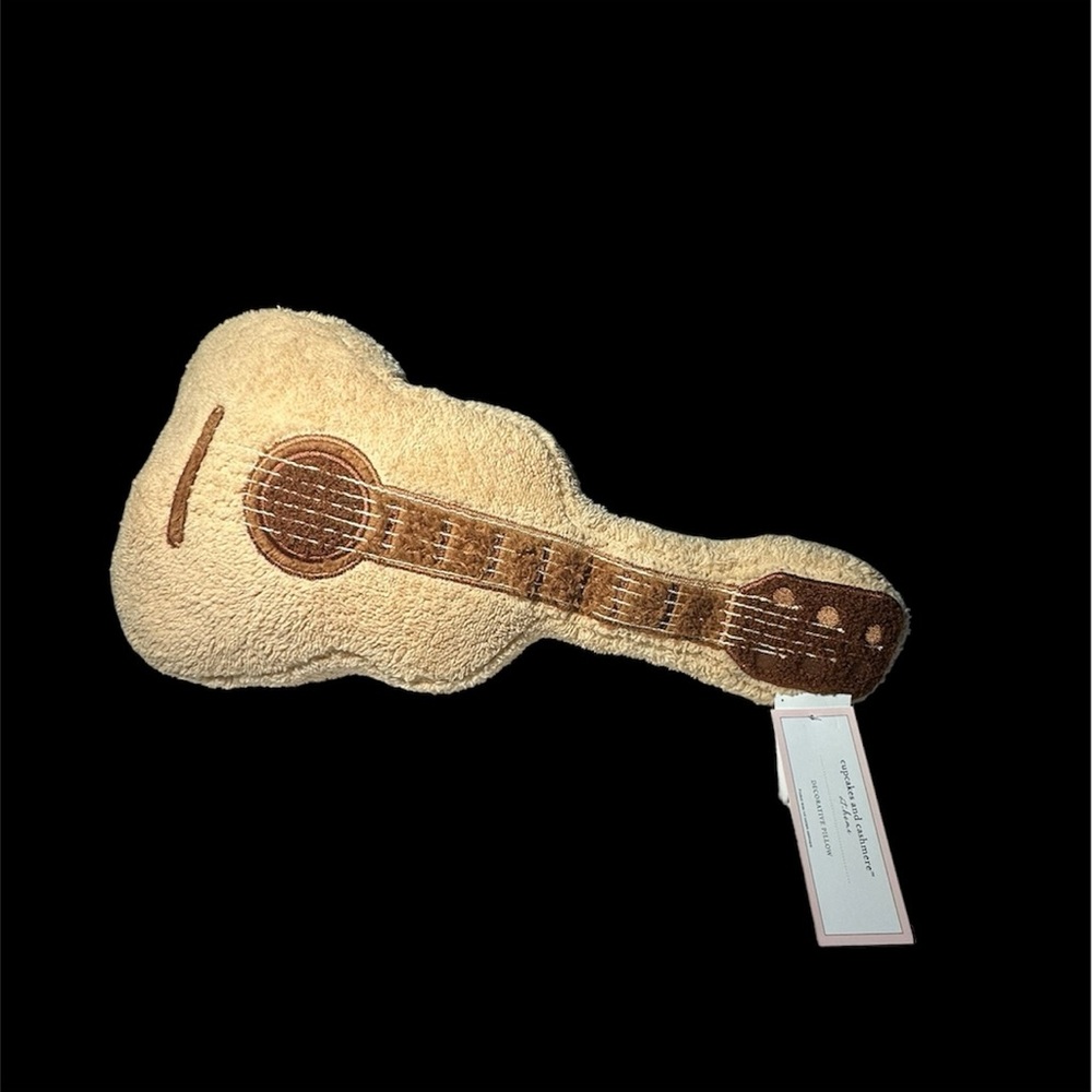 Guitar Shaped Pillow Decorative Travel Concert Taylor Swift Band Dorm Rodrigo
